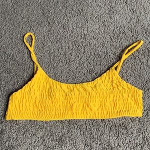 yellow bikini top